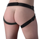 Brazen 8 Inch Silicone Dildo with Harness